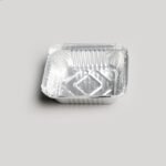 Barquette rectangulaire en aluminium - 420ml  [8342DB]
