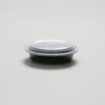 Barquette ronde noire - 24oz  [BBRO24300B]