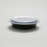 Barquette ronde noire - 48oz    [BBRO48300B]