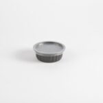 Bol en plastique ondulé noir 250 ml   [CB250B]