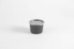 Bol en plastique ondulé noir 500 ml  [CB500B]