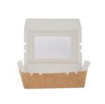 Boîte en kraft avec fenêtre - 19,5 cm [KLBW195] – Image 2