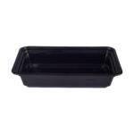 Barquette rectangulaire noire - 28oz  [BBRE28300B] – Image 2