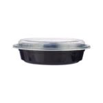 Barquette ronde noire - 24oz  [BBRO24300B] – Image 4