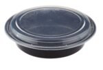 Barquette ronde noire - 48oz    [BBRO48300B] – Image 3