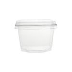 Barquette transparente à fond carré - 16oz    [DCS16PETHP] – Image 4
