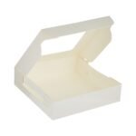 Boîte à gâteau blanche avec fenêtre - 15x15 cm [SBPEW1515] – Image 2