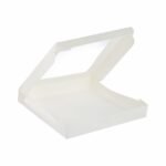 Boîte à gâteau blanche avec fenêtre - 25x25 cm 	[SBPEW2525] – Image 2