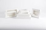 Boîte à gâteau blanche avec fenêtre - 15x15 cm [SBPEW1515] – Image 4