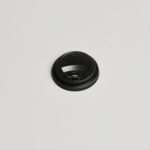 Couvercle noir pour gobelet 12 oz  [PCLID1216]