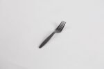 Fourchette noire en plastique - Premium  [PFHDB6]