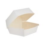 Boîte à burger blanche en carton [PPBLW] – Image 3