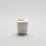 Pot conique en carton blanc - 16 oz  [PPBR16]