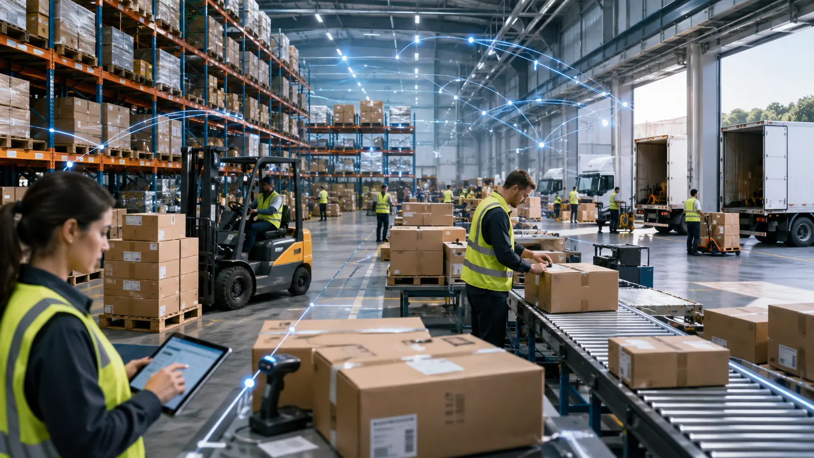 stockage et la distribution
