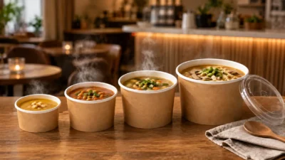 Comment choisir la taille de bol soupe idéale pour la vente à emporter ?